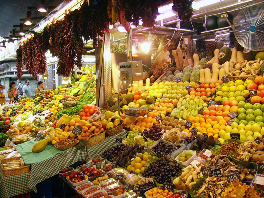 Барселона - рынок Бокерия (Bokeria)
